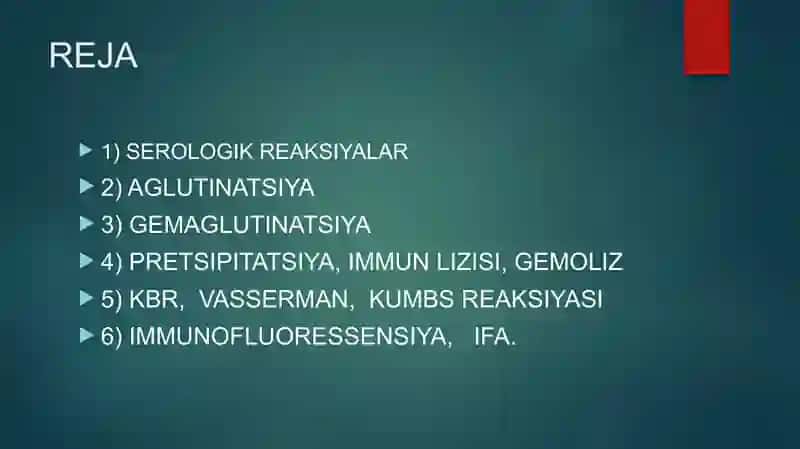SEROLOGIK REAKSIYALAR 2