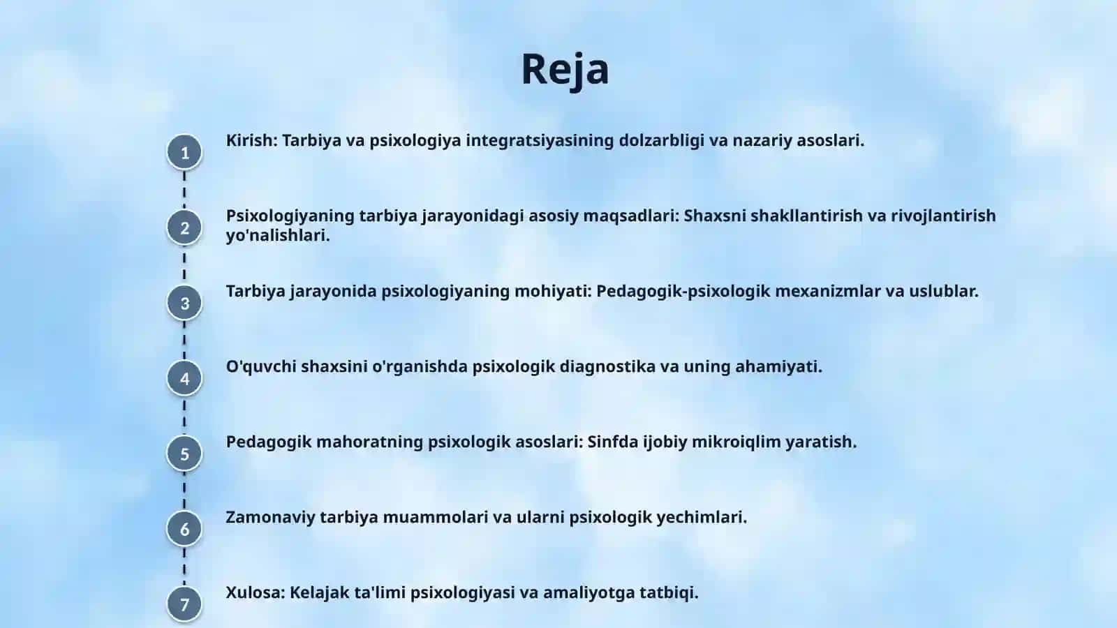 Tarbiya jarayonida psixologiyaning maqsadi va mohiyati 2