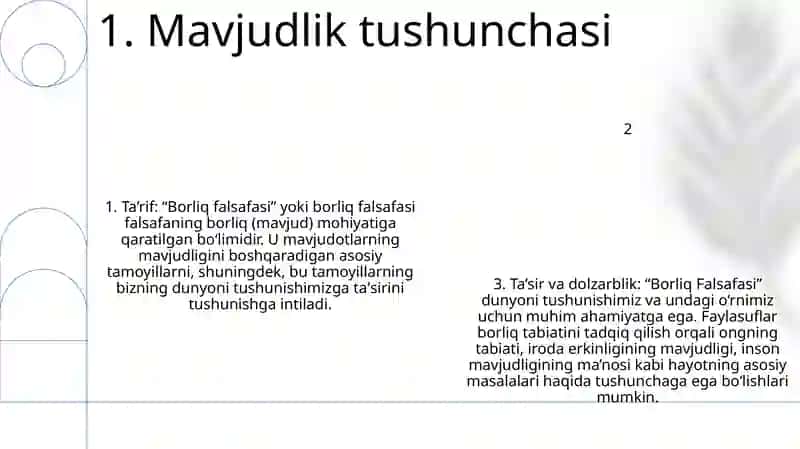 Borliq Falsafasi 2