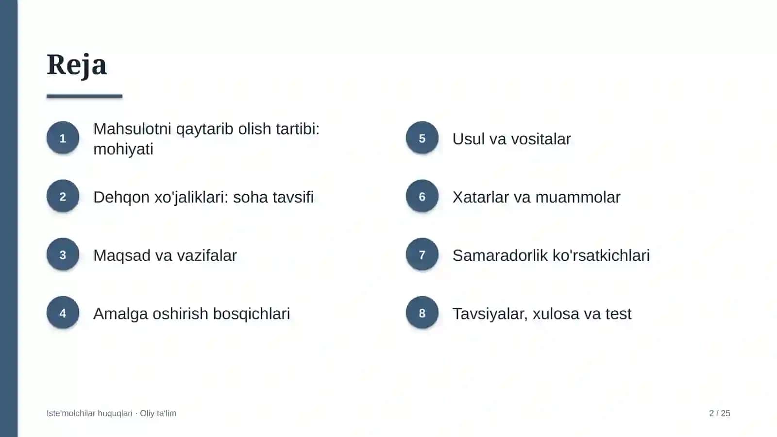Dehqon xo'jaliklari misolida: mohiyati, bosqichlari, usullari va ko'rsatkichlari 2