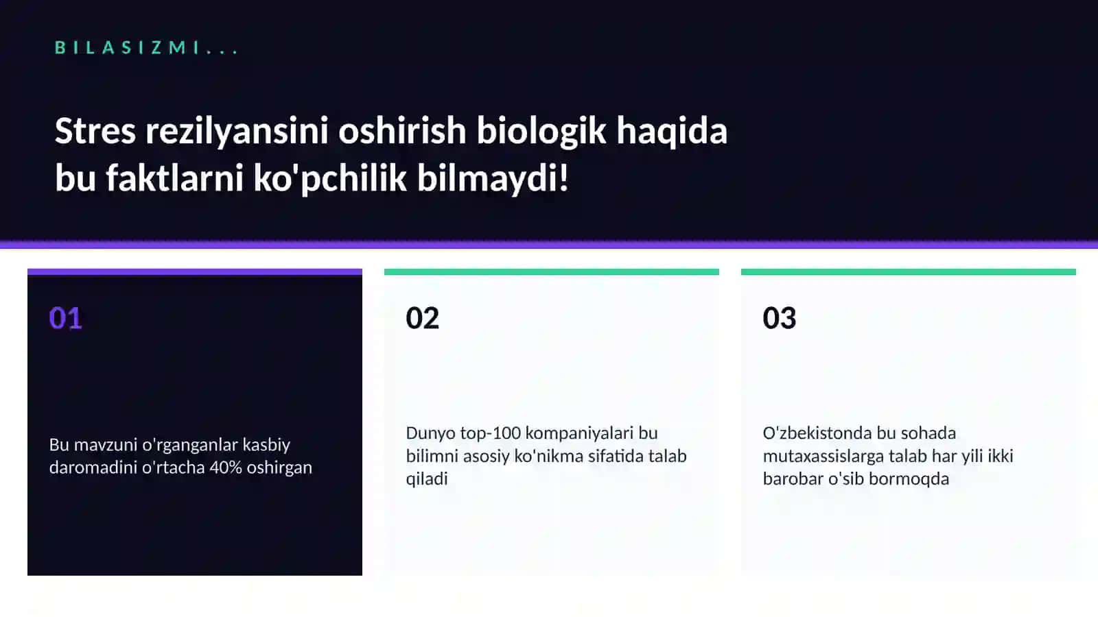Stres rezilyansini oshirish biologik 2
