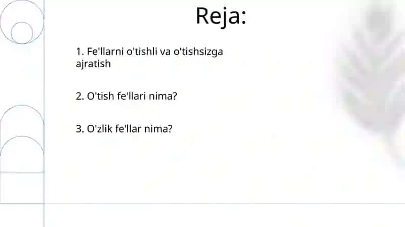 Òtimli va òtimsiz fellar 2