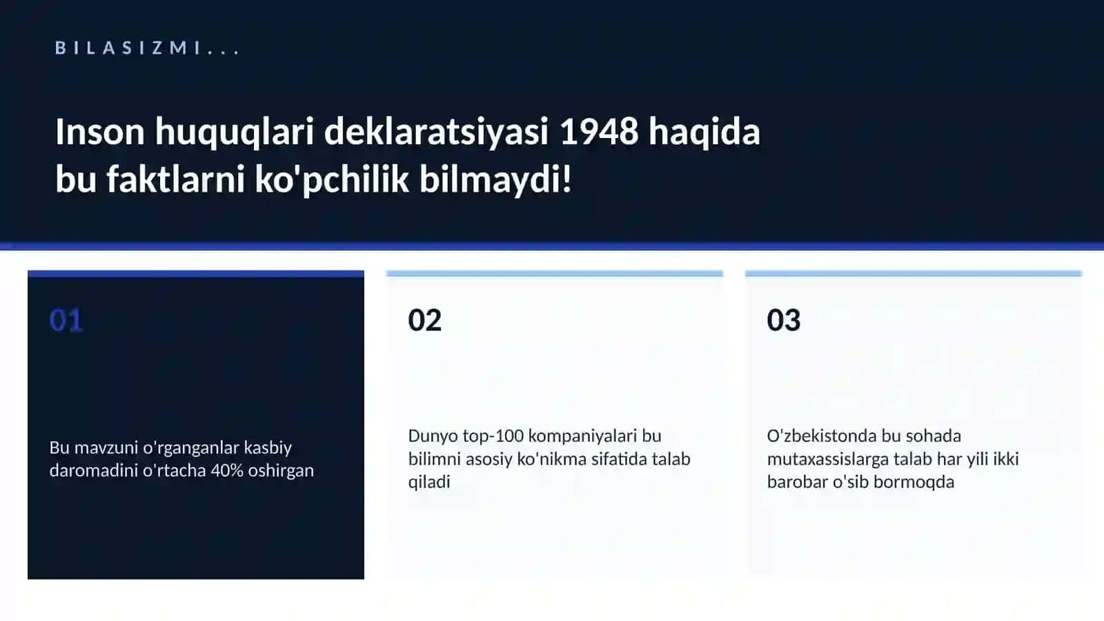 Inson huquqlari deklaratsiyasi 1948 2
