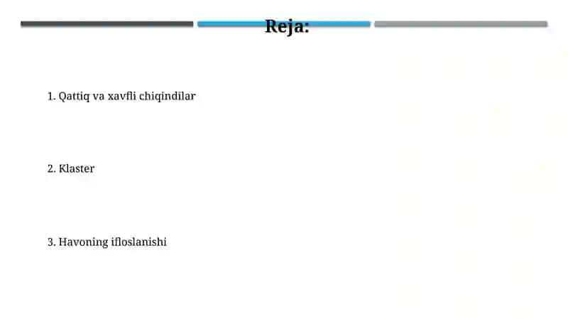 Qattiq va xavfli chiqindilar 2