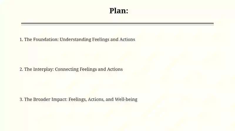 Understanding Feelings and Actions 2