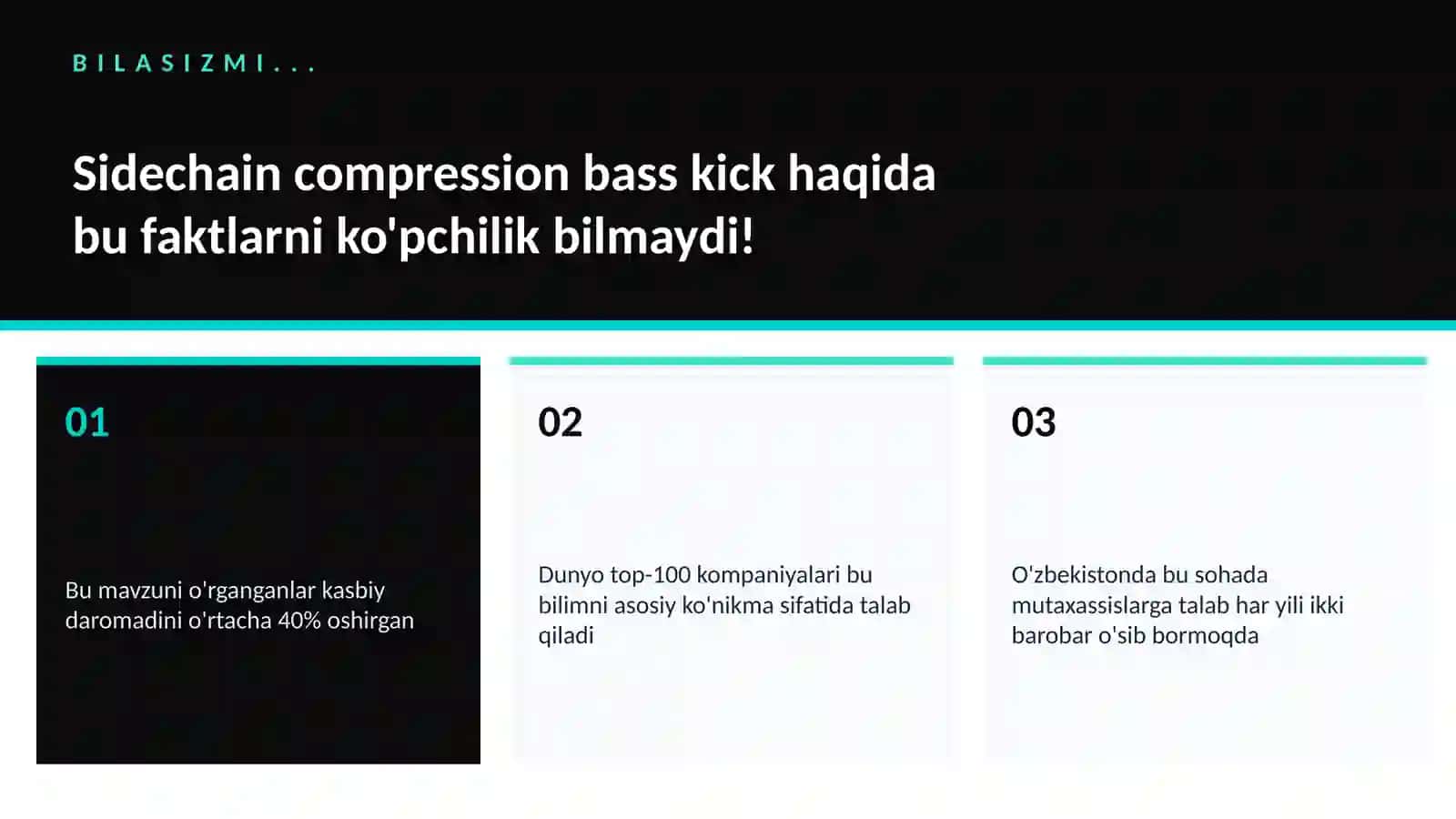 MUSIQA VA AUDIO TEXNOLOGIYALAR 2
