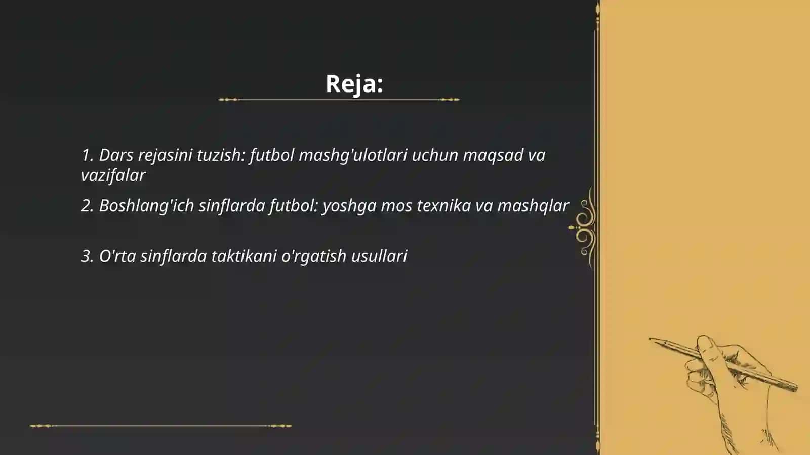 Umumta'lim maktablarida jismoniy tarbiya darslarida futbol o'yini 2