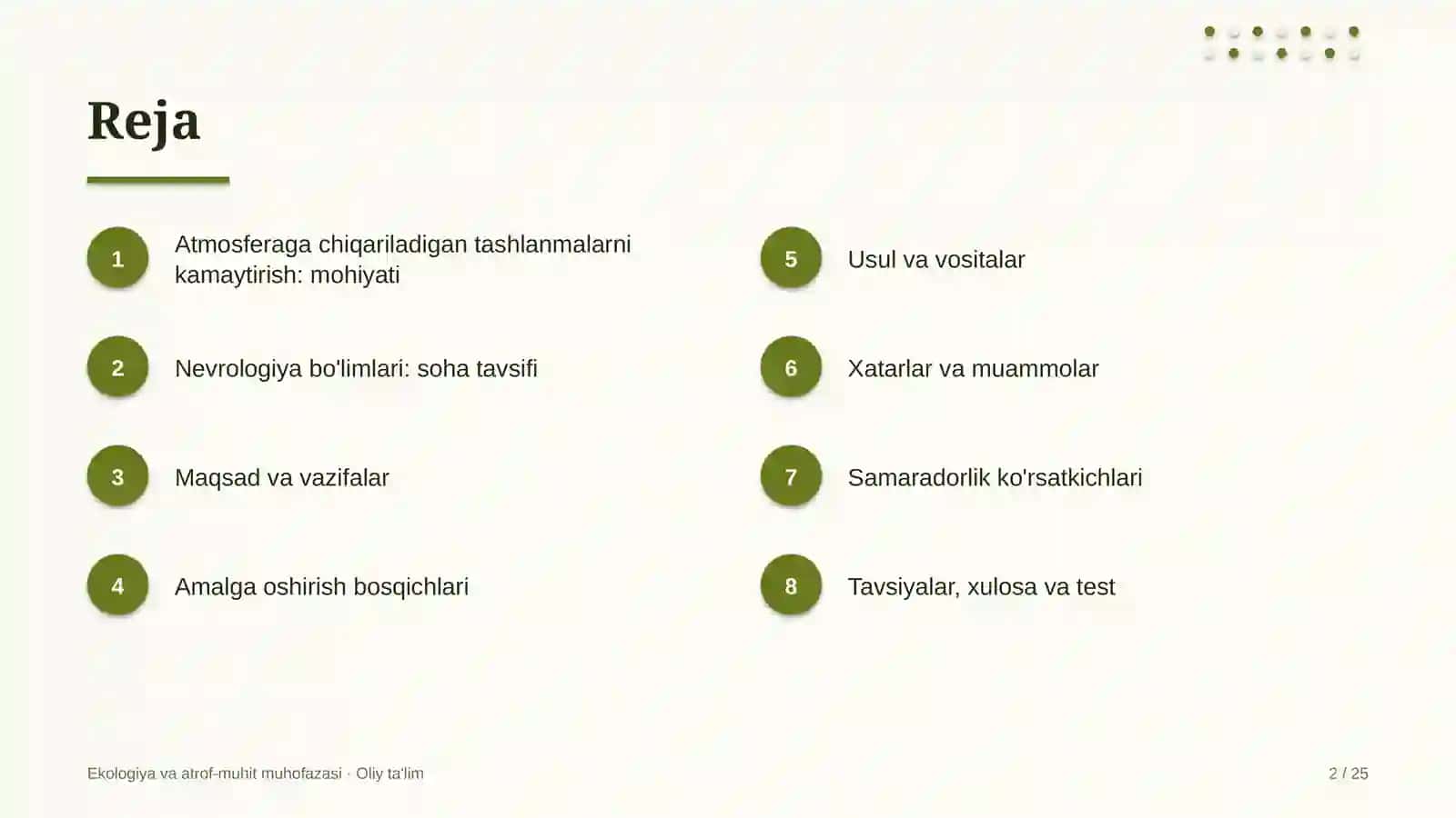nevrologiya bo'limlarida atmosferaga chiqariladigan tashlanmalarni kamaytirish 5938 2