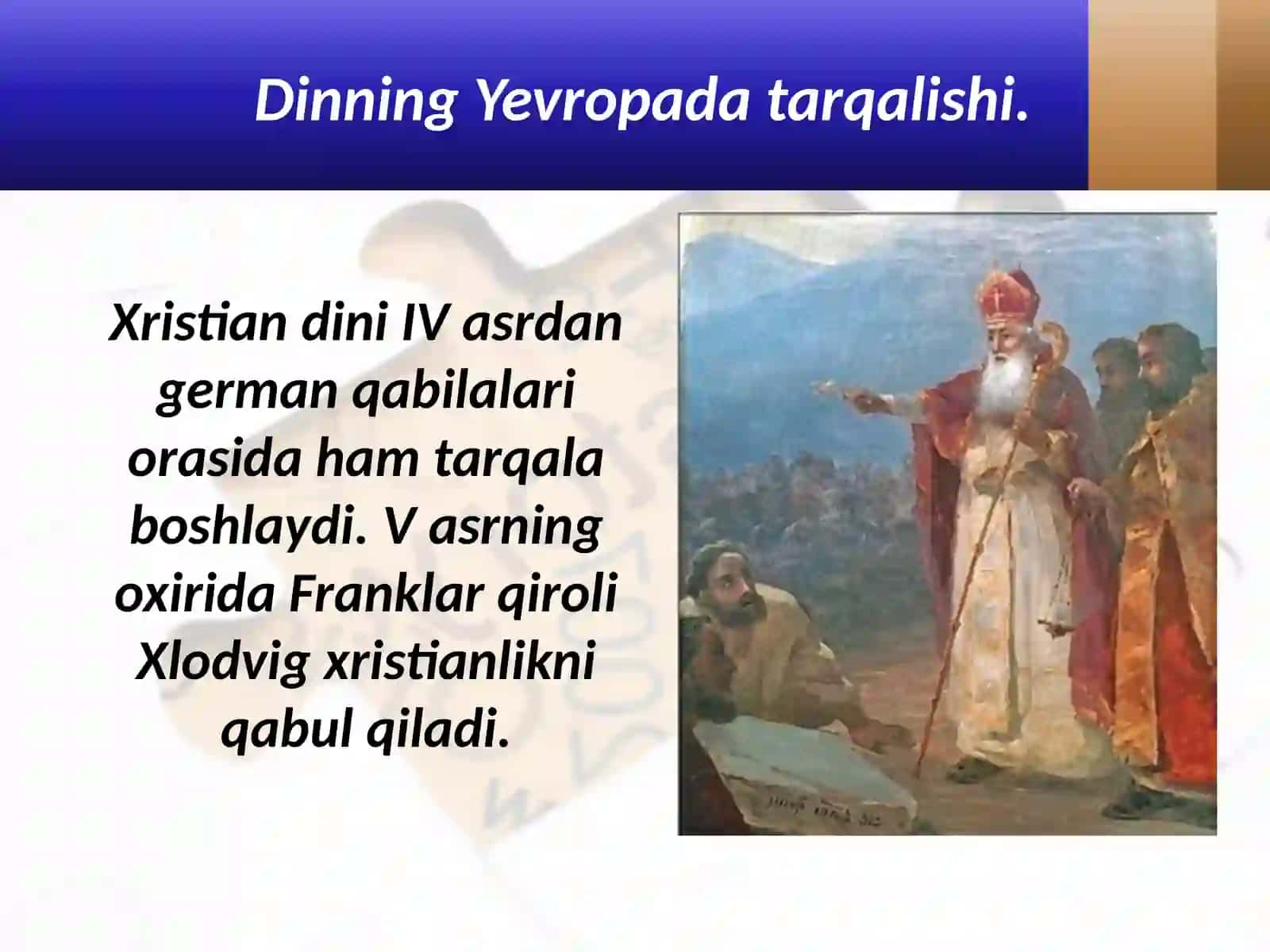 O‘rta asrlarda xristianlik 2