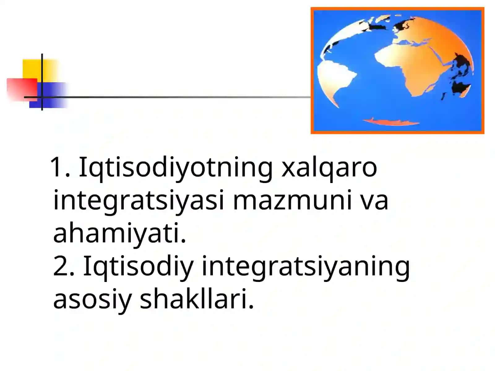 Iqtisodiyotning xalqaro integratsiyasida xorijiy investitsiyalarning o’rni va ularning xalqaro harakatini tartibga solish 2