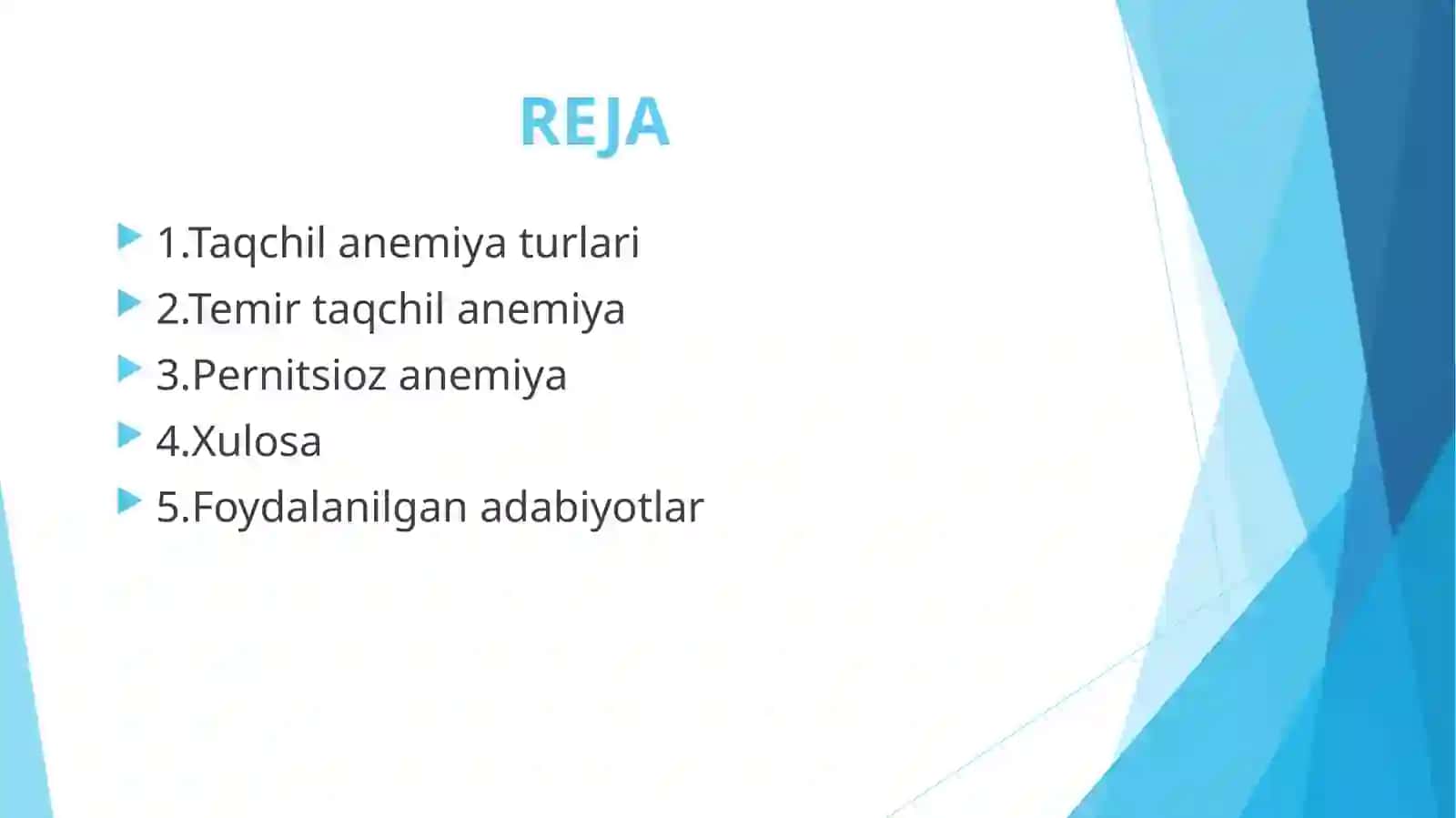 Taqchil Anemiyalar 2