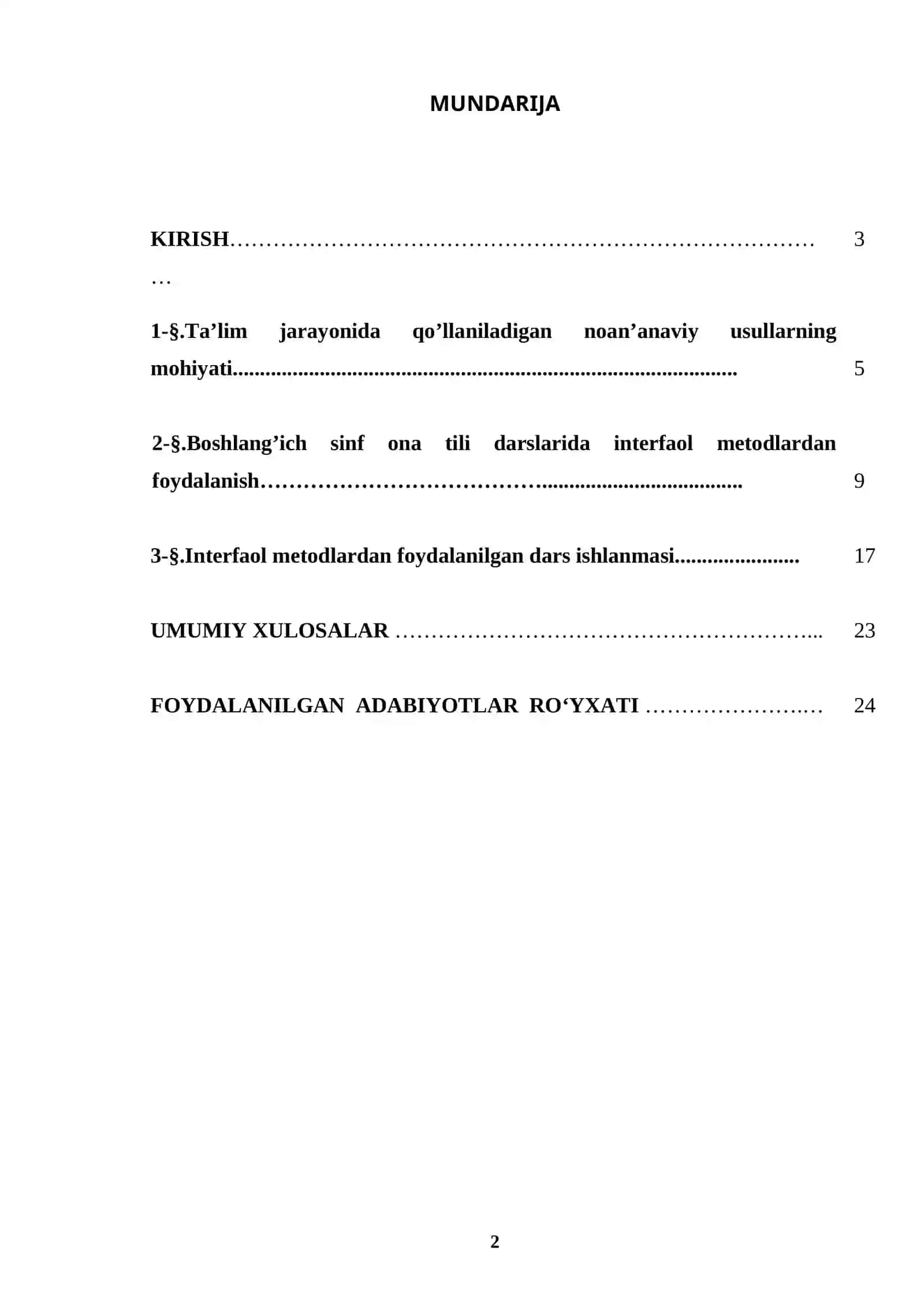 Ona tili darslarida noan’anaviy usullardan foydalanish 2