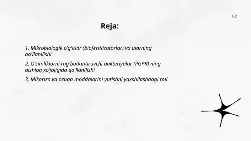 Mikroorganizmlarning qo'llanish imkoniyatlari va qishloq xoʻjaligi o'simliklarini himoya qilishda qo'llanlishi 2