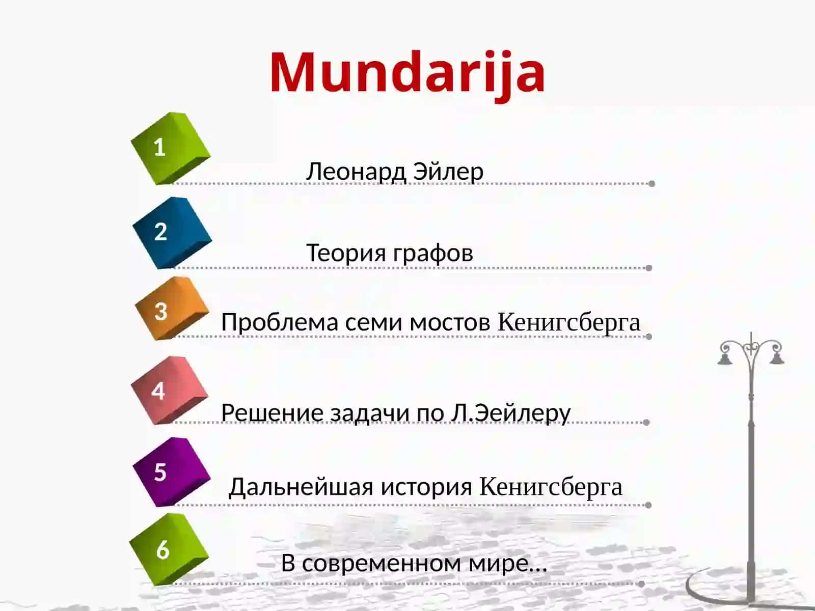 Grafik nazariyasi va Kyonigsberg ko'priklari masalasi 2