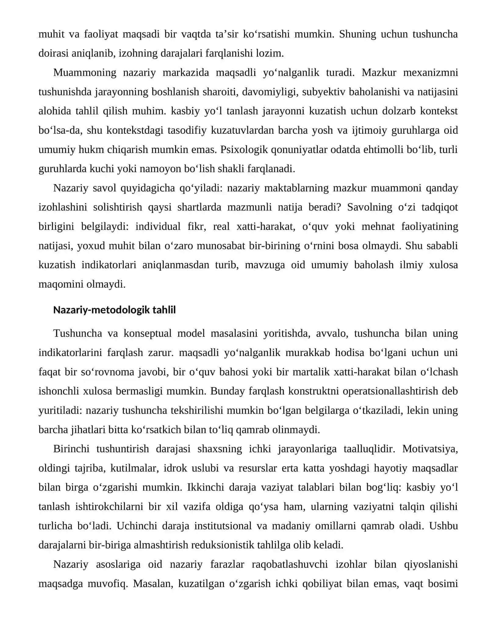 ERTA KATTA YOSHDAGI HAYOTIY MAQSADLARNING NAZARIY ASOSLARI 2