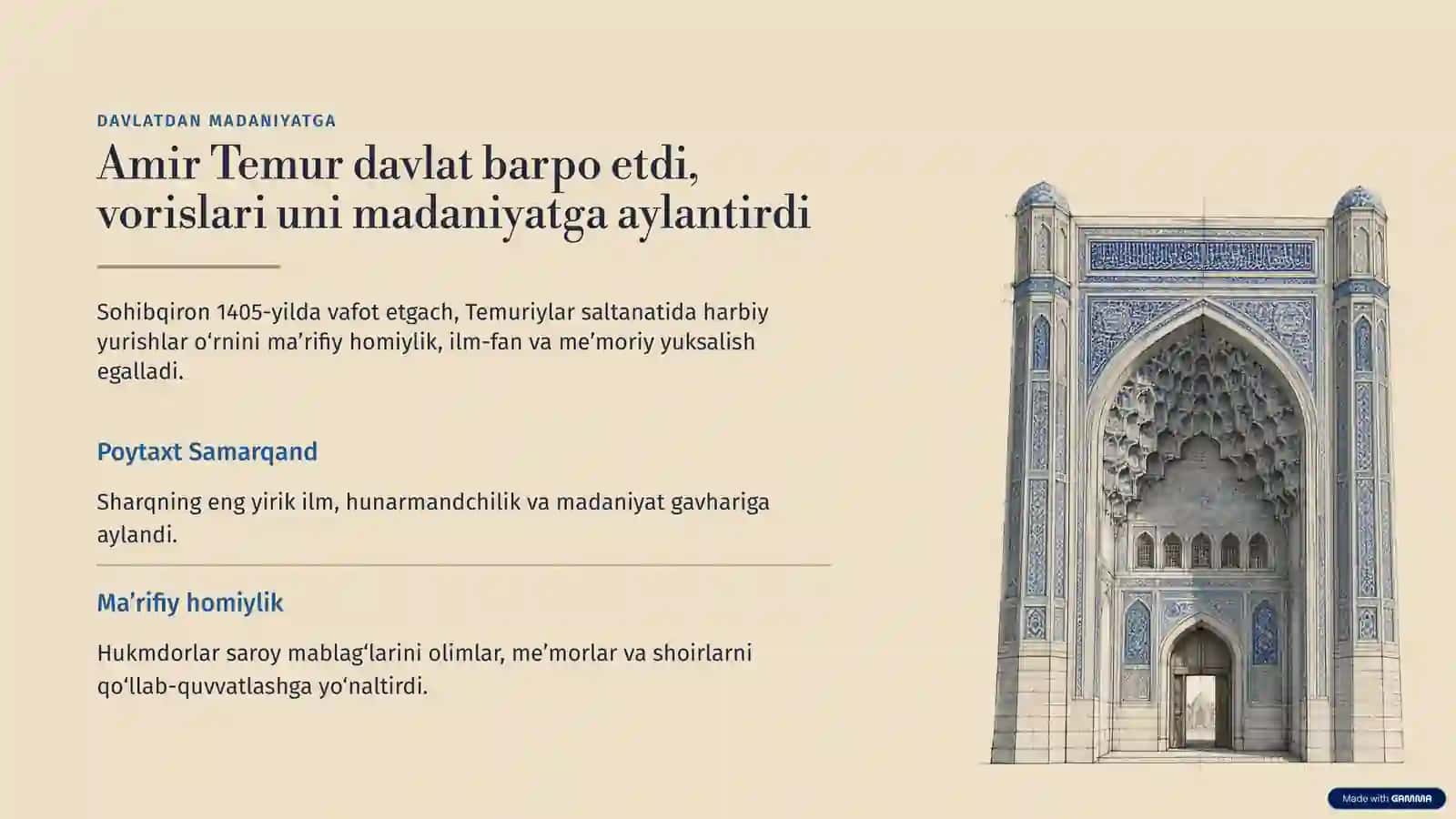 MA'RIFAT VA MADANIYAT TARIXI 2