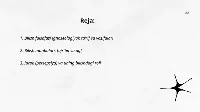 Bilish falsafasi gnoseologiya 2