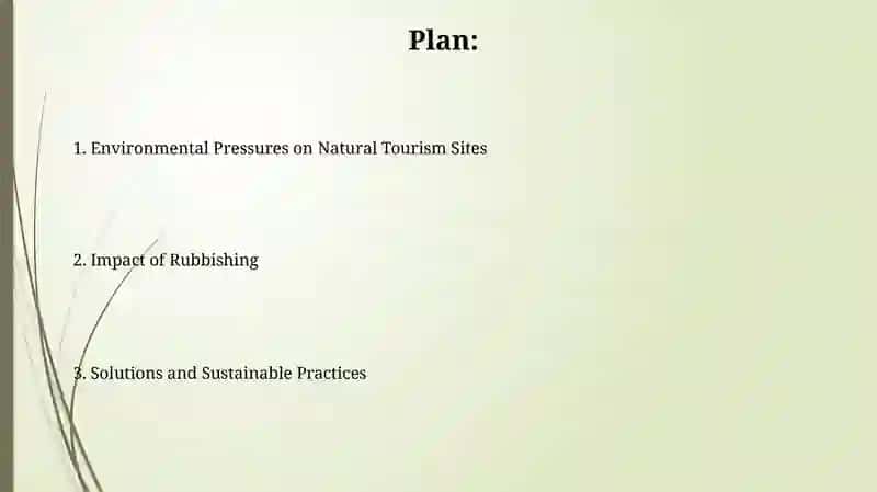 Environmental Pressure on Natural Tourism Sites 2