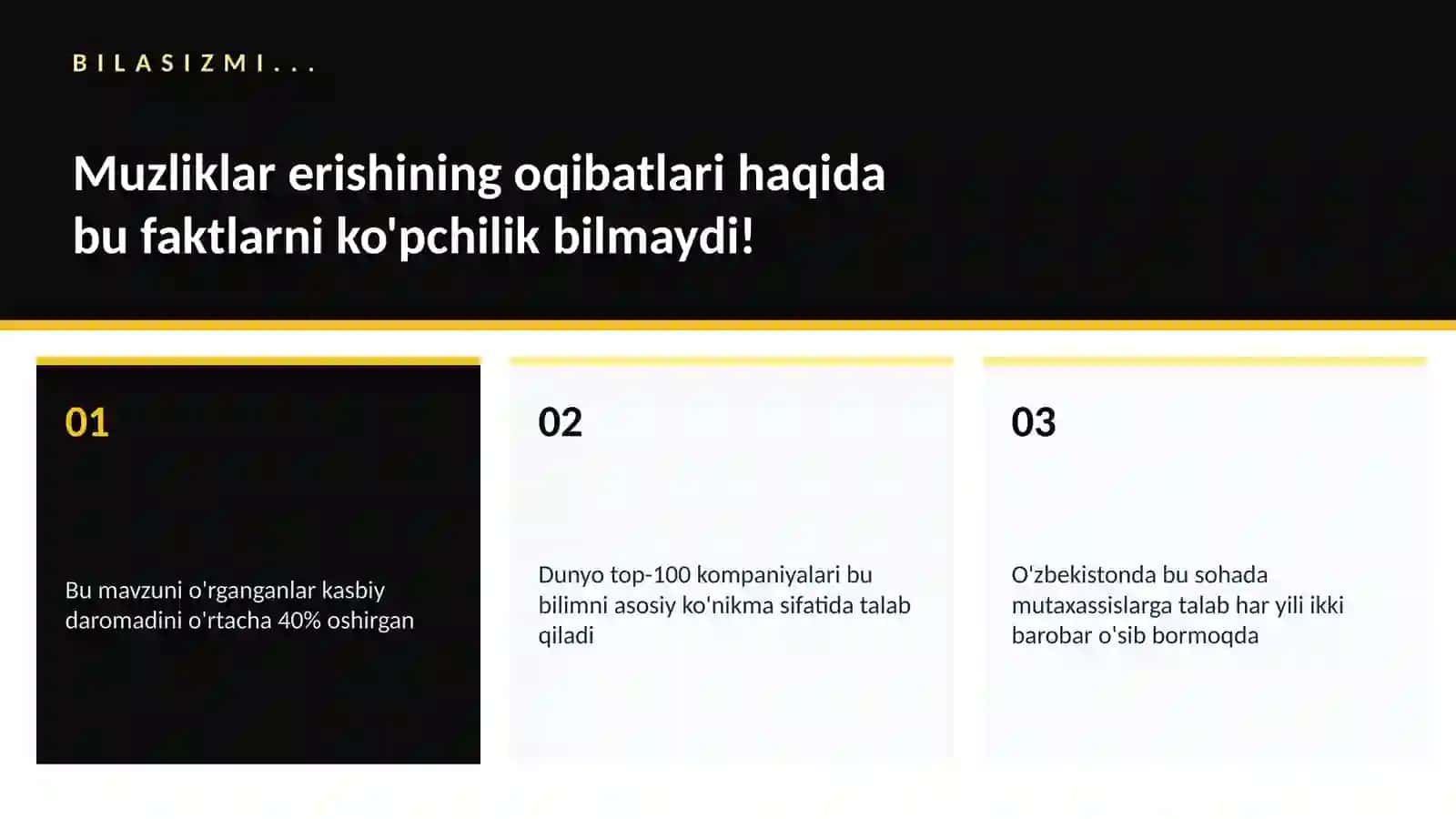 Muzliklar erishining oqibatlari 2