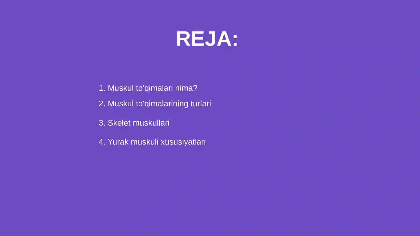 Muskul to'qimalari 2