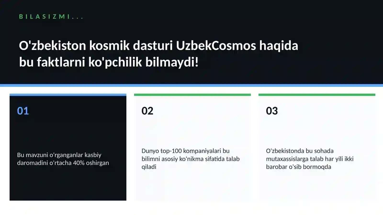 O'zbekiston kosmik dasturi UzbekCosmos 2