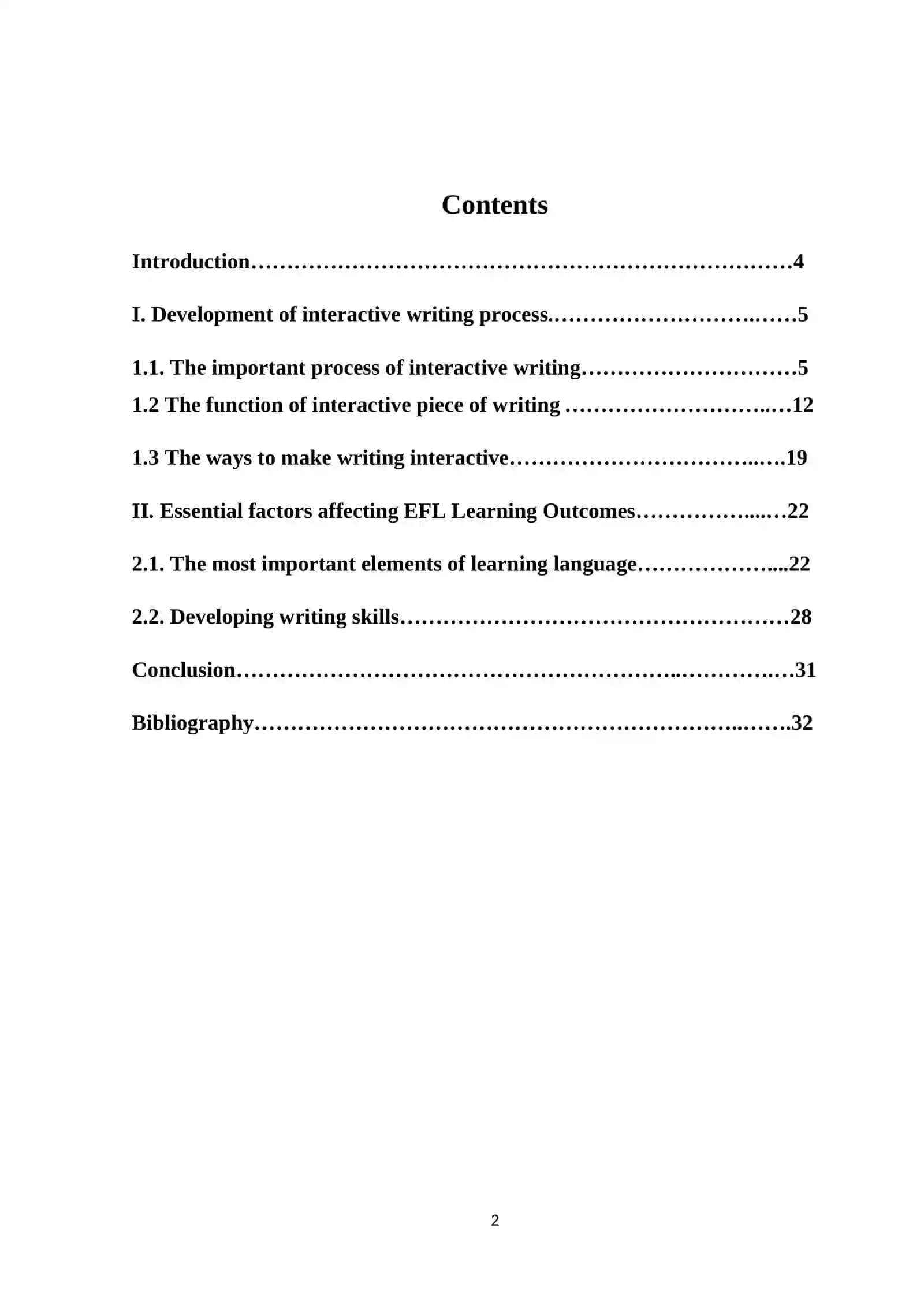 Methodology of teaching English language coursework 2