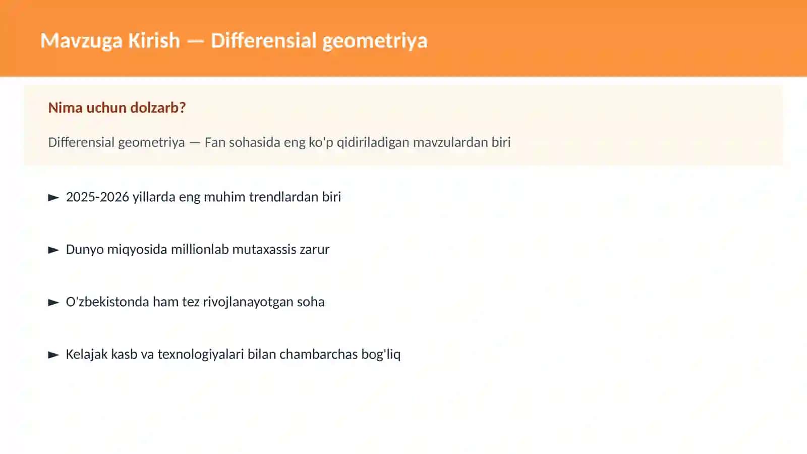Differensial geometriya 2