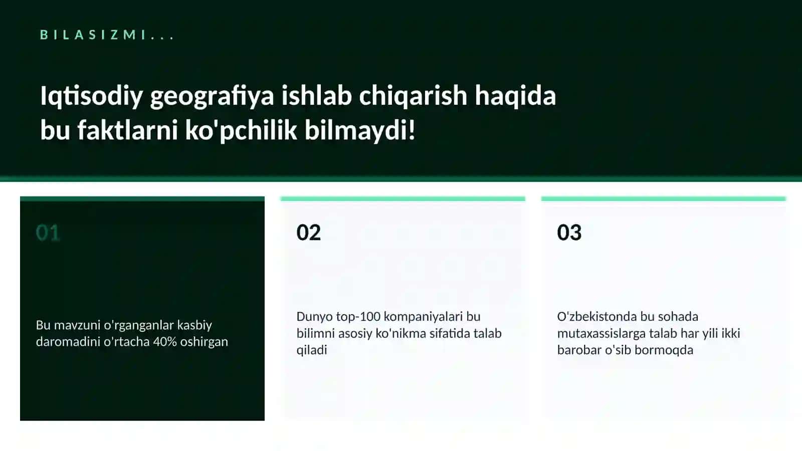 Iqtisodiy geografiya ishlab chiqarish 2