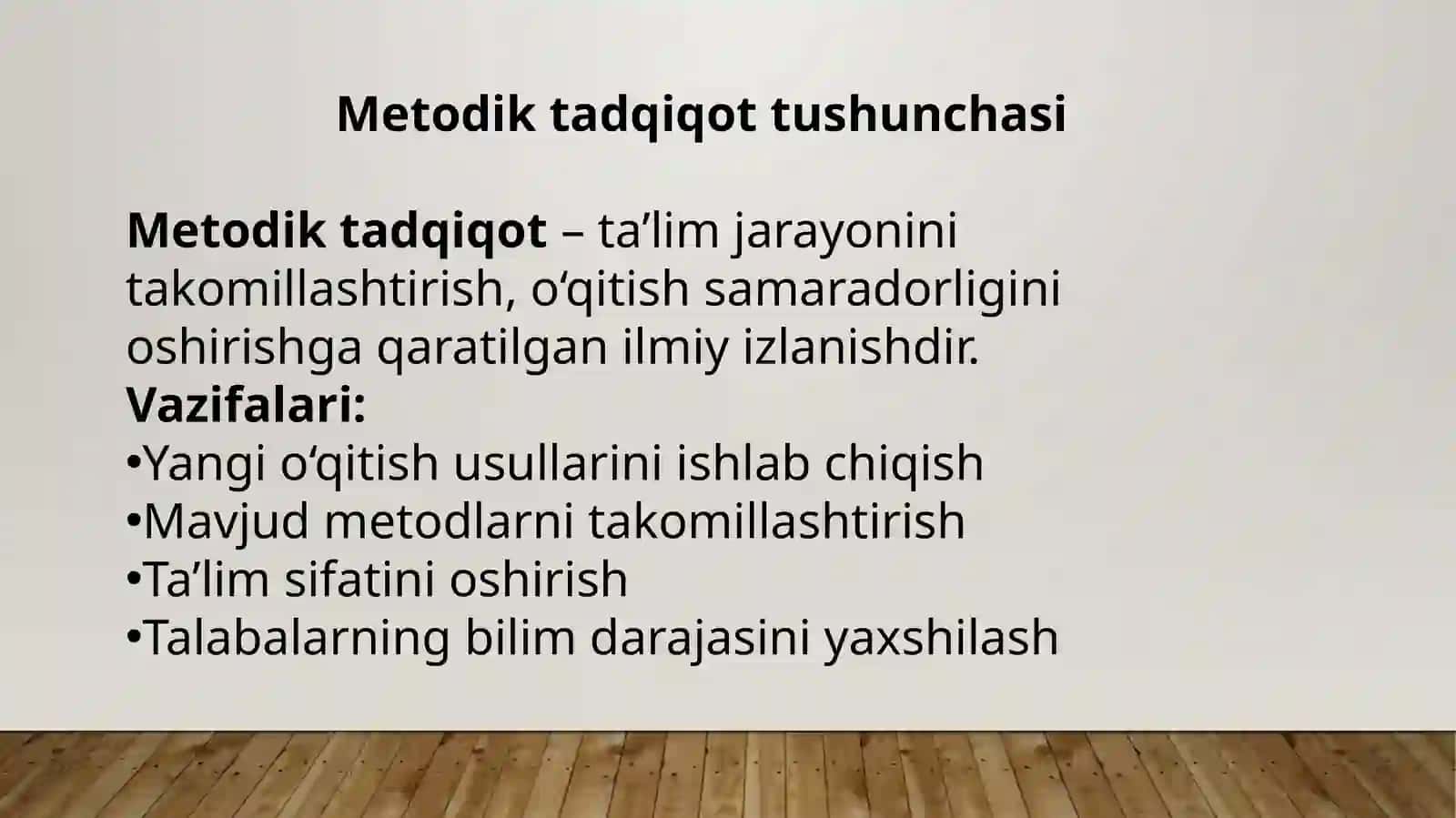 METODIK TADQIQOTLARDA ILMIYLIK VA YANGILIK PRINSIPLARI 2