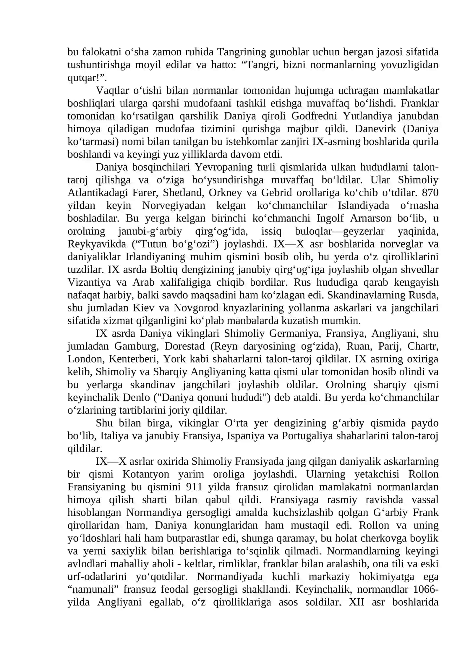 IX-XI asrlarda Shimoliy Yevropa 2