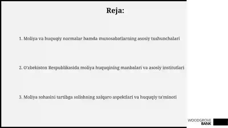 Moliya va huquqiy normalar 2