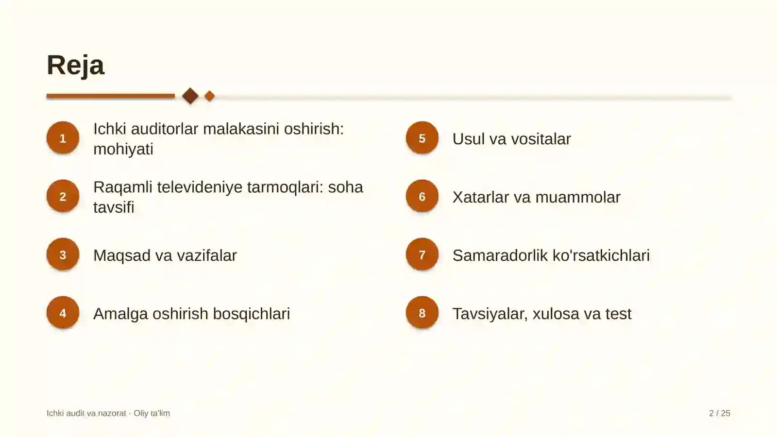 raqamli televideniye tarmoqlarida ichki auditorlar malakasini oshirish 5154 2