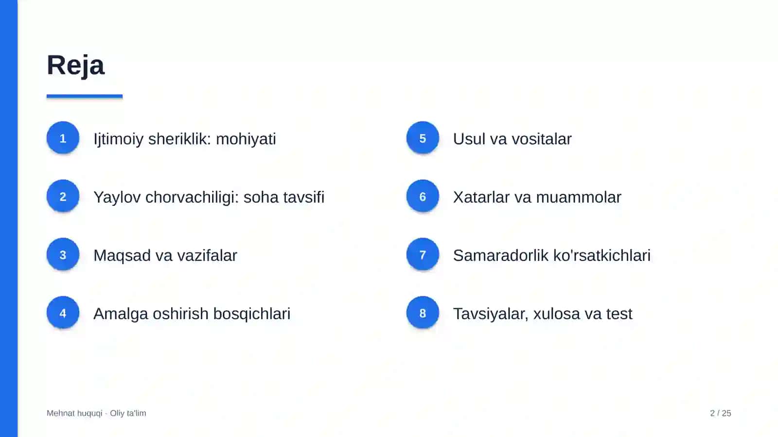 Yaylov chorvachiligida ijtimoiy sheriklik 2