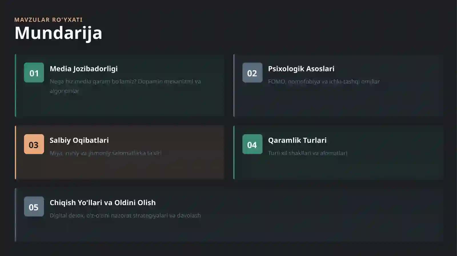 Raqamli davrda inson psixologiyasi va miya salomatligi 2