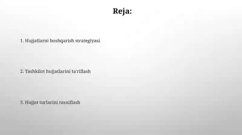 Tashkiliyhujjatlarhaqidatushunchavaulargaoidhujjatlar 2