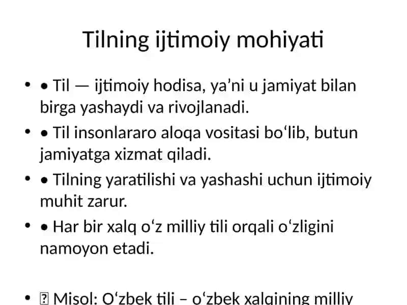 Tilning ijtimoiy 2