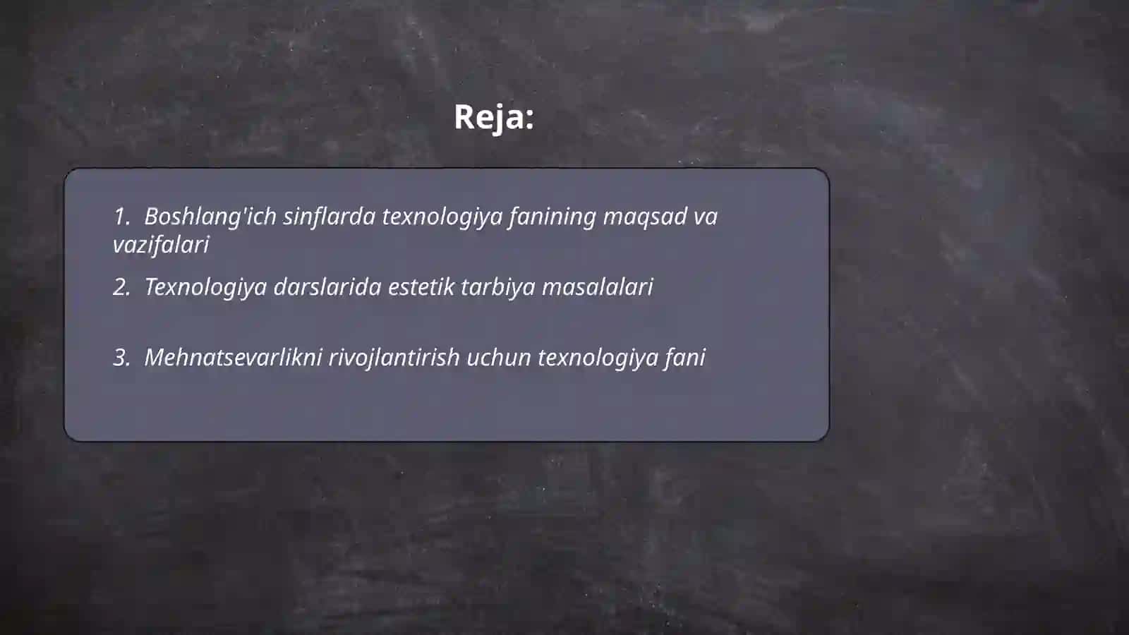 Boshlanĝich sinflarda texnologiya fanining tarbiyaviy ahamiyati 2