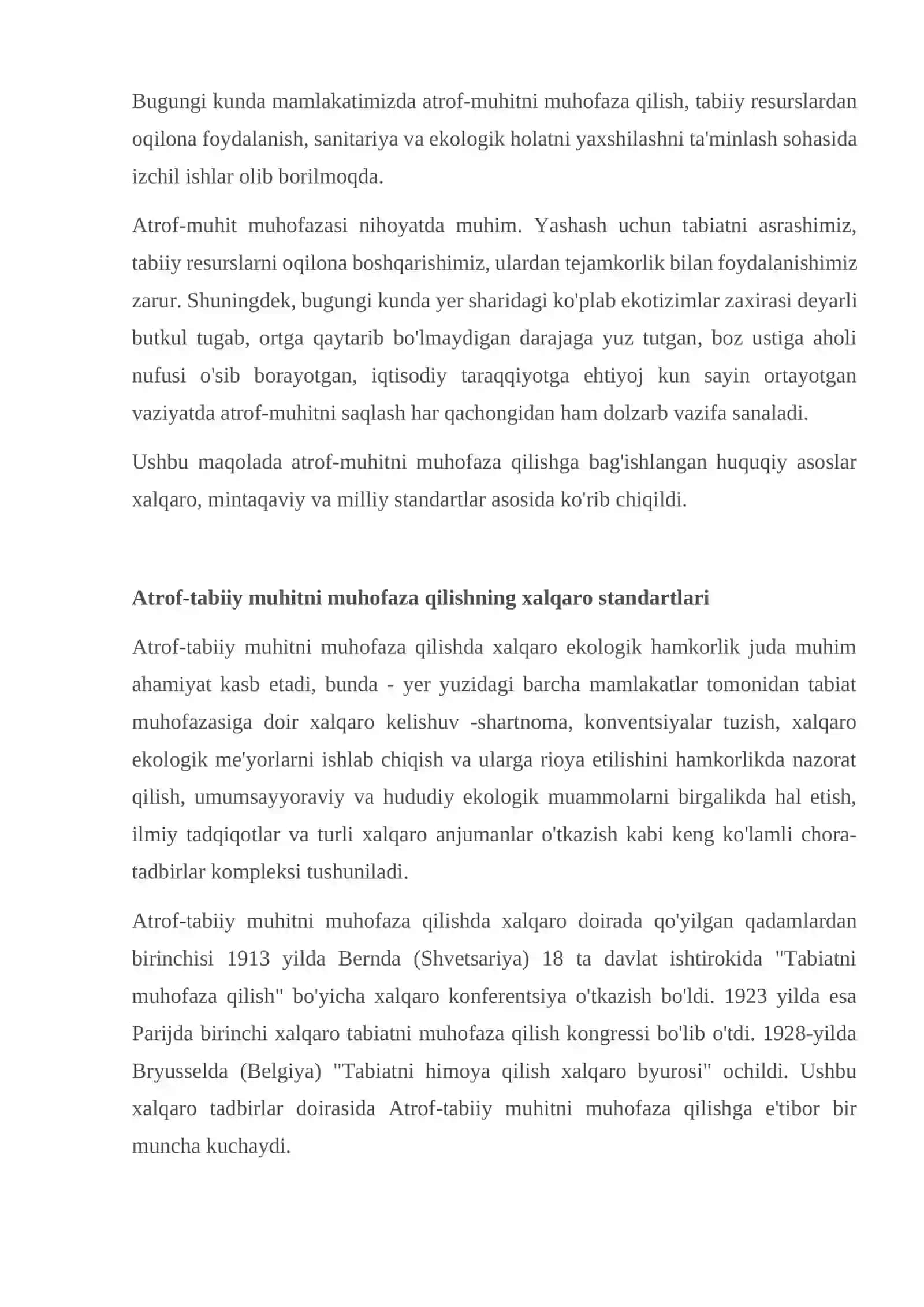 atrof muhitni ximoya qilishda xalqaro hamkorlik 2
