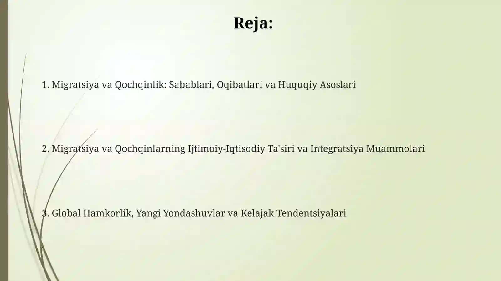 Migratsiya va qochoqlar muammosi 2