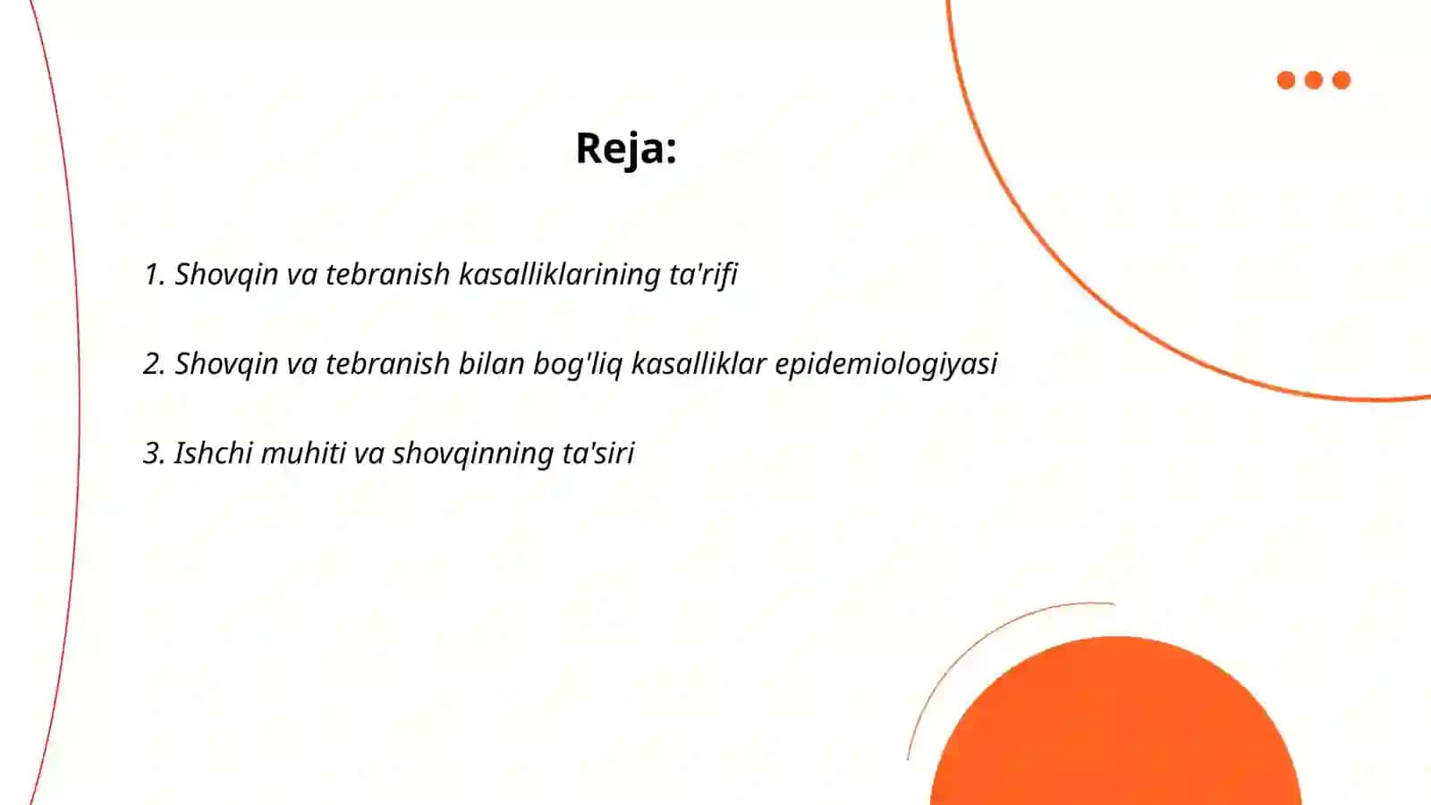 Kasb kasalliklari Shovqin va tebranish kasalliklari va kelib chiqishi 2
