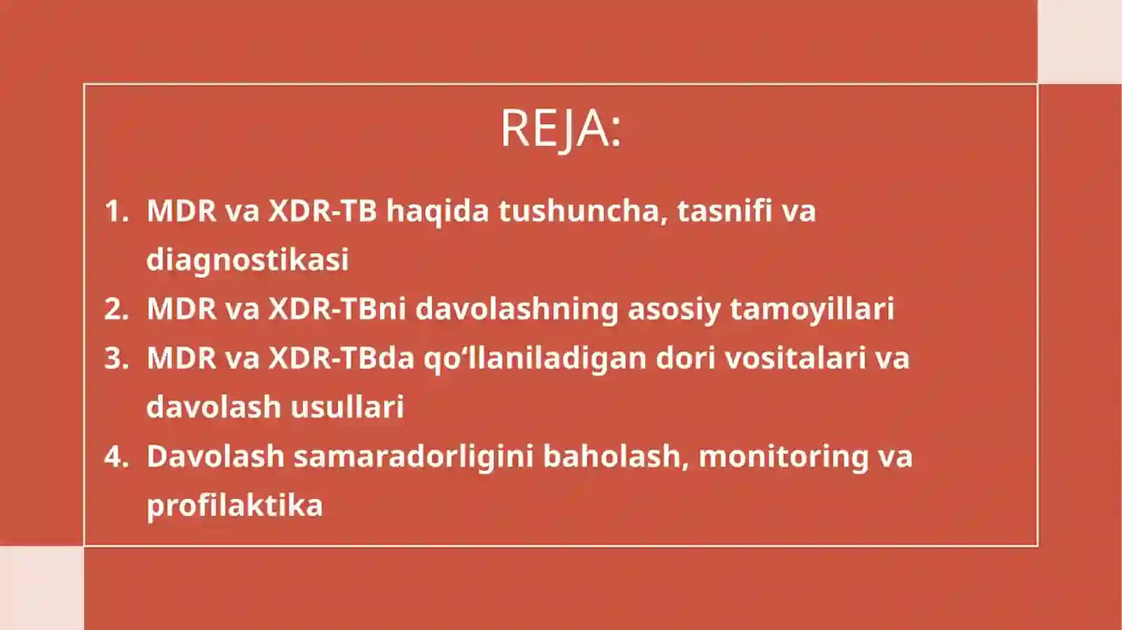 MDR va XDR-TB haqida 2