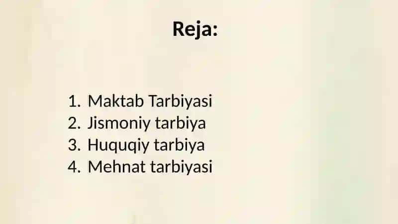 boshlangʻich taʼlimda tarbiya turlari 2