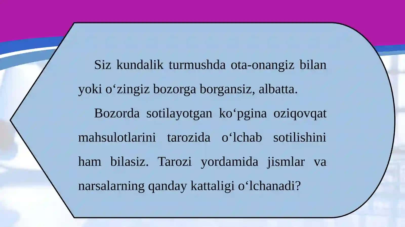 6-sinf Fizika fanidan Massa va uning birliklari dars taqdimoti 2