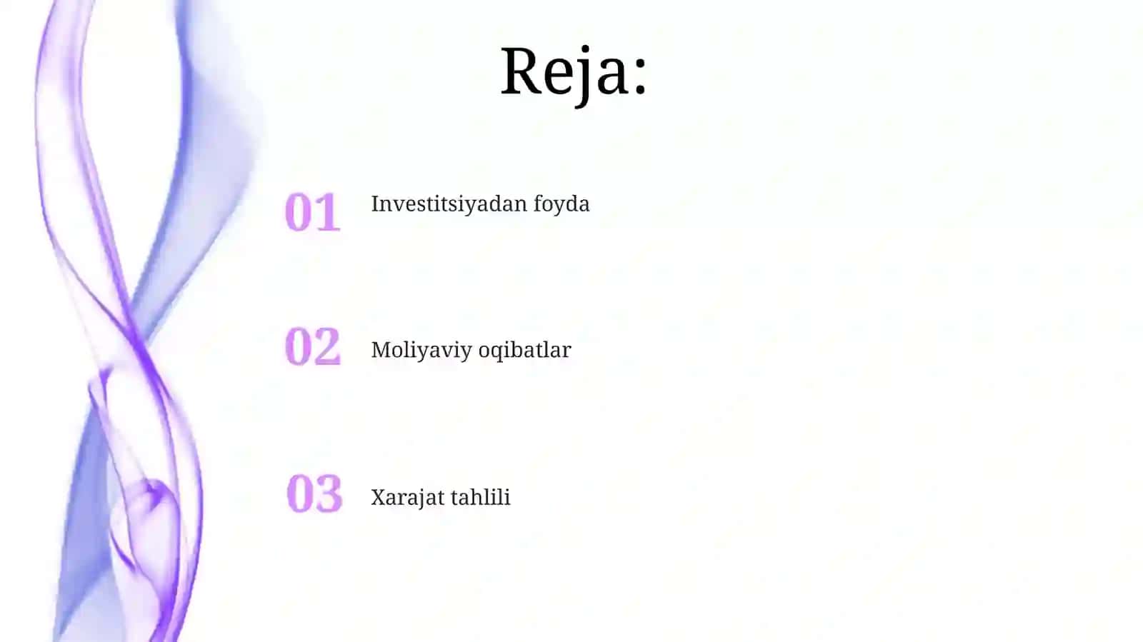 Moliyaviy oqibatlar 2