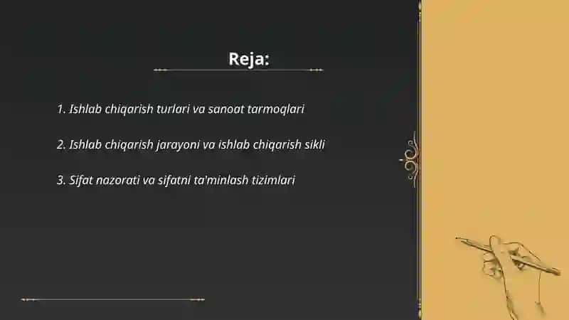 Ishlab chiqarish 2
