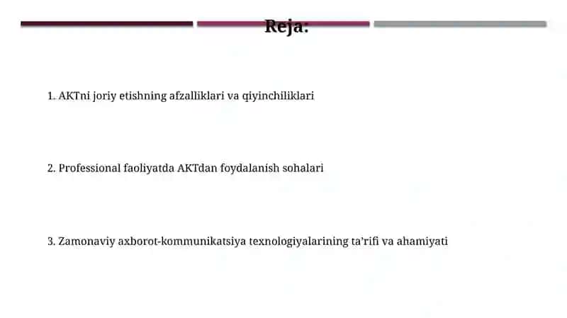 Zamonaviy axborot kommunikatsiya texnologiyalari 2
