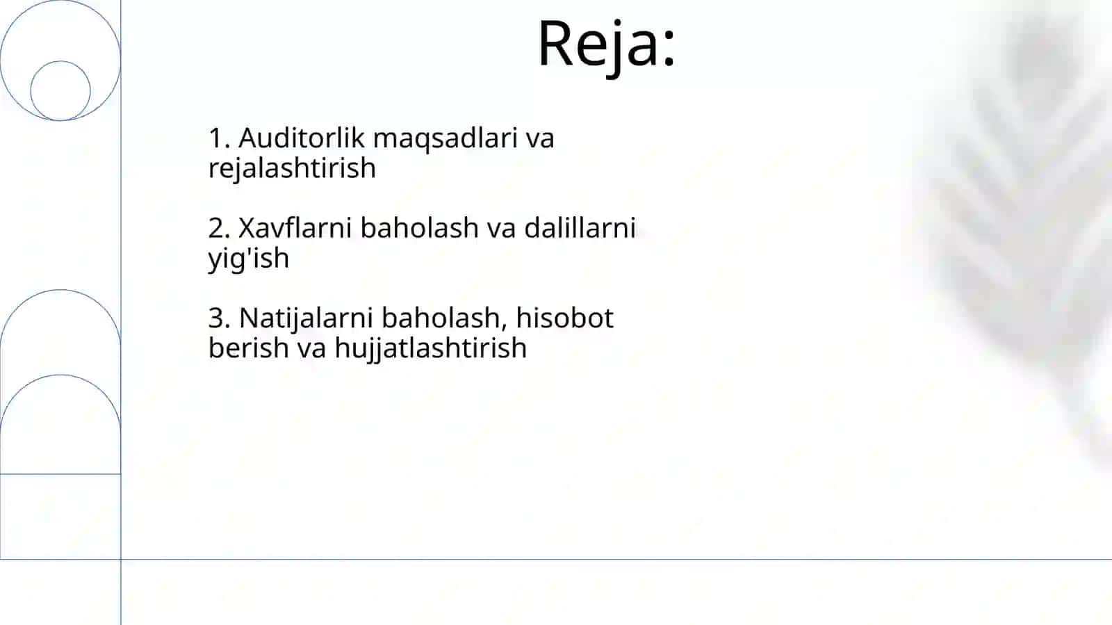 Moliyaviy natijalarni to'g'risidagi hisob-otauditini o'tkazish tartibi 2