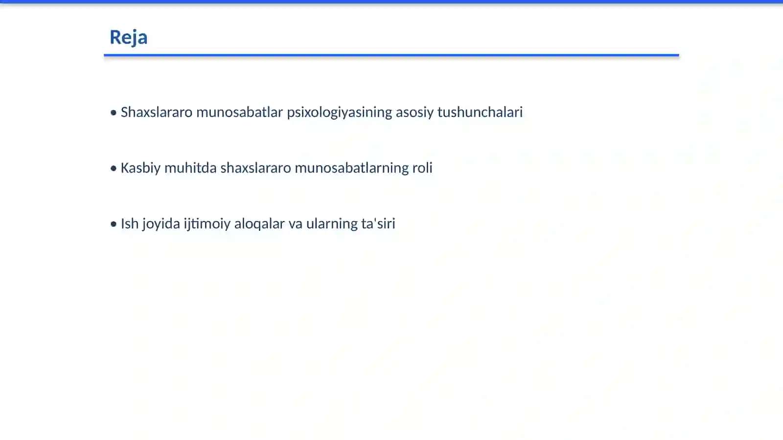 Kasbiy psixologiyada shaxslararo munosabatlar psixologiyasi 2