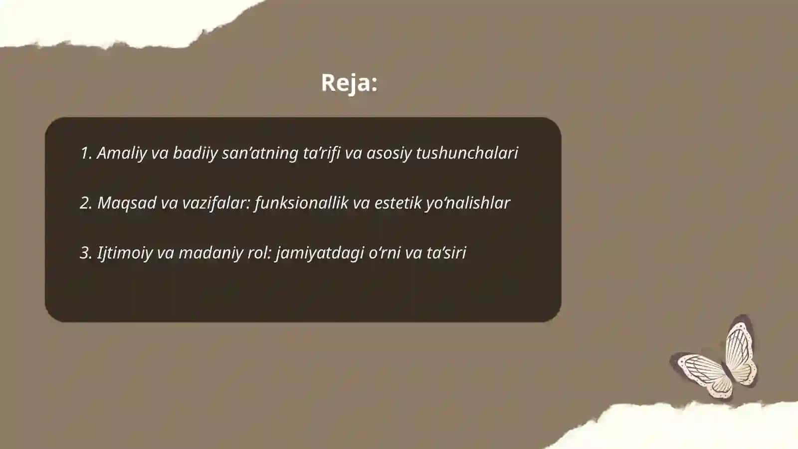 Amaliy va badiiy san’atlarni nmushtarak va farqli tomonlari 2
