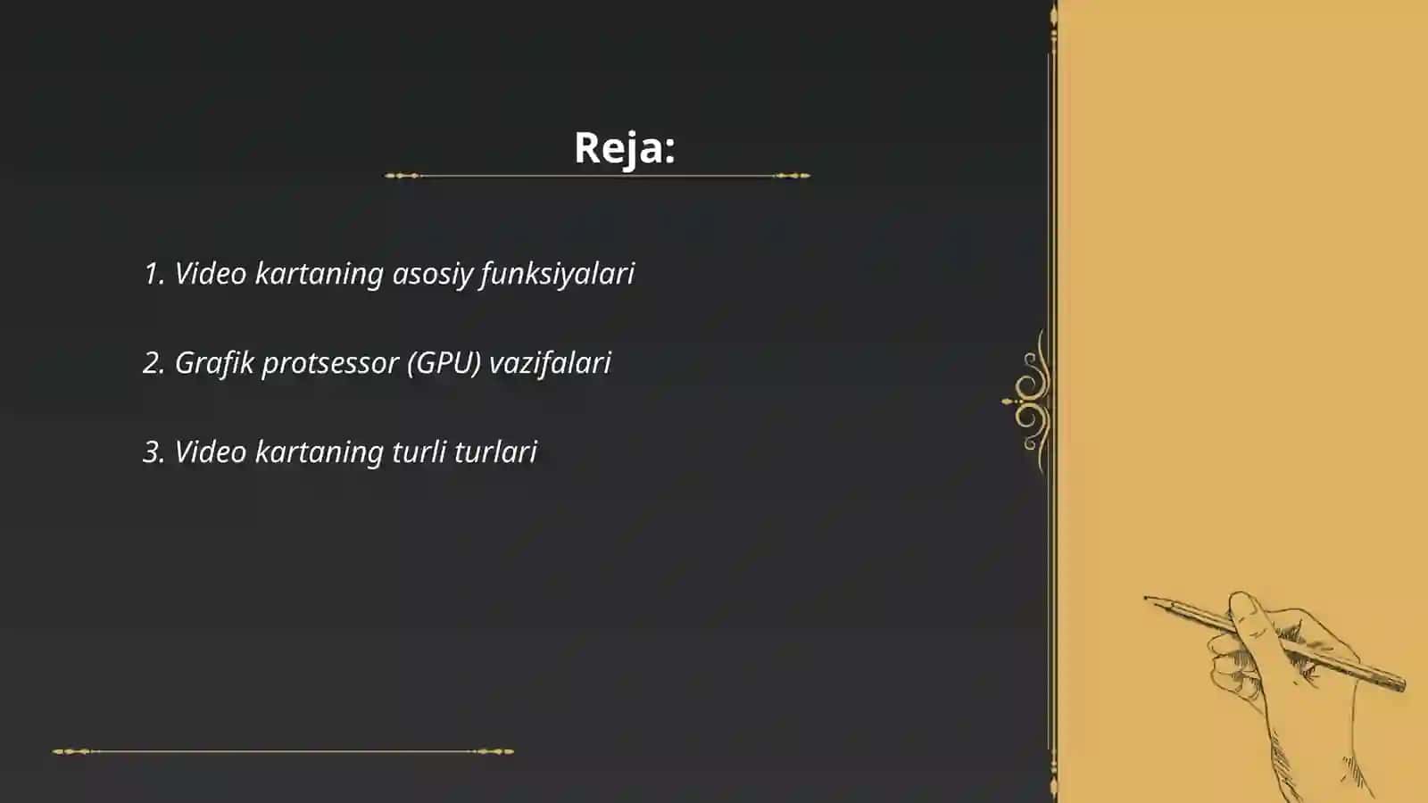 Video karta funksiyalari 2